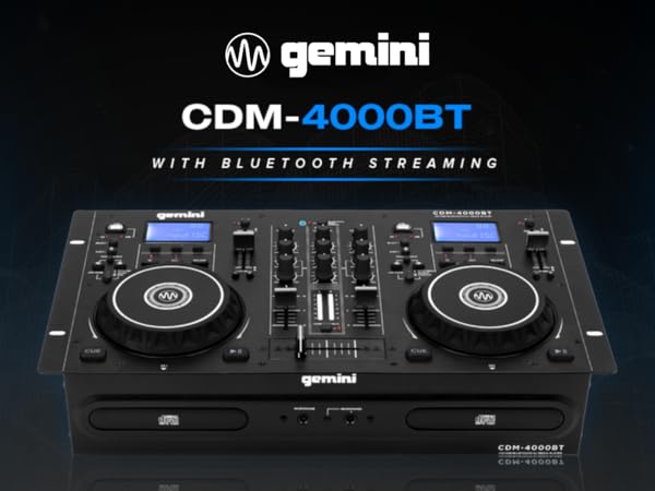 Amazon.com: Gemini Sound CDM-4000BT: All-in-One DJ Standalone DJ