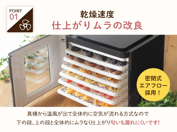 Amazon.co.jp: Kocokara フードドライヤー 食品乾燥機 ドライフルーツ