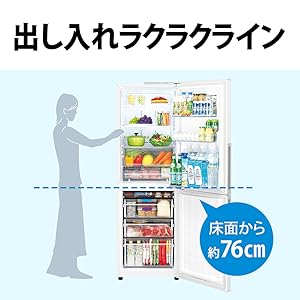 コンパクト 2ドア 冷凍庫 SJ-AK31G-W 2021 コンパクト 2ドア 冷凍庫 SJ