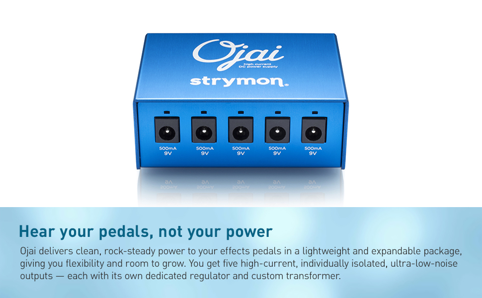 Amazon.com: Strymon Ojai Guitar Effects Pedal Power Supply For