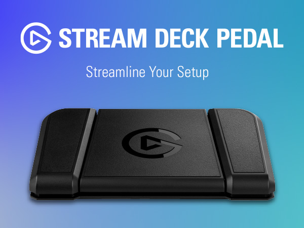Amazon.com: Elgato Stream Deck Pedal – Hands-Free Studio