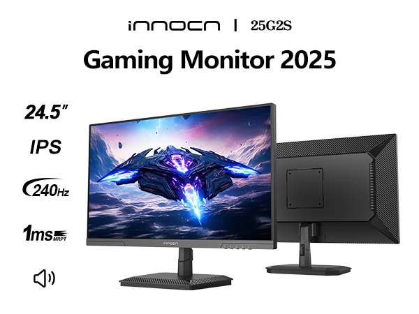 Amazon.com: INNOCN 24.5 Inch Gaming Monitor 1440P 240Hz QHD 2K PC