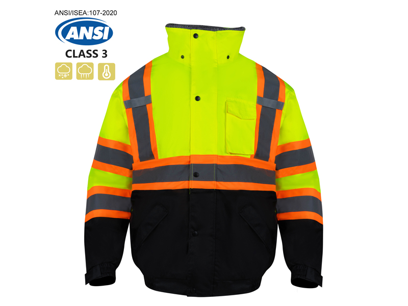 VENDACE High Visibility Reflective Safety Jackets for Men Sherpa