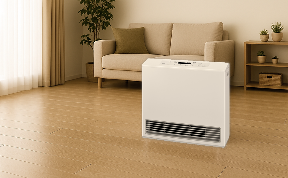 Amazon | リンナイ ガスファンヒーター 木造11畳/コンクリート造15畳