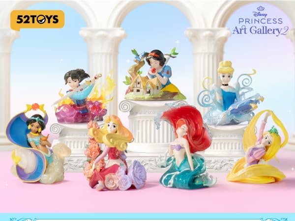 Amazon.co.jp: 52TOYS BLINDBOX DISNEY PRINCESS Art Galleryシリーズ