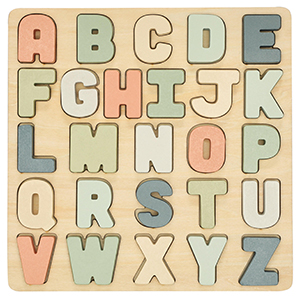 Amazon.com : Pearhead Wooden Alphabet Puzzle, ABC Learning Toy for