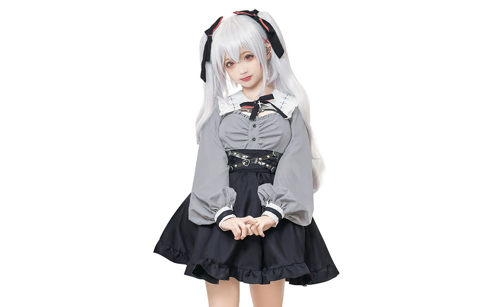 Amazon.co.jp: Duorola 葛葉 女体化 コスプレ サーニャ 衣装 Vtuber