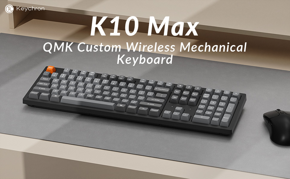Amazon.com: Keychron K10 Max Wireless Custom Mechanical Keyboard