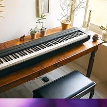 Amazon | YAMAHA P-45B ＆ 専用スタンドセット 電子ピアノ 88鍵盤