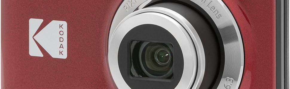 Amazon.com : Kodak PIXPRO FZ55 Red 16MP Digital Camera 5X Optical