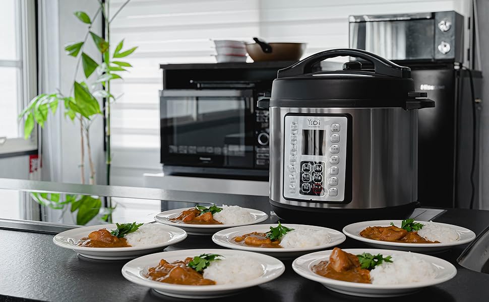 限定値下げ】YED-i 電気圧力鍋 6L 付属品あり 限定値下げ】YED-i 電気