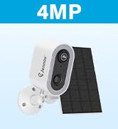 Amazon.co.jp: Jennov 防犯カメラ 屋外 ソーラー 400万画素 単品利用可