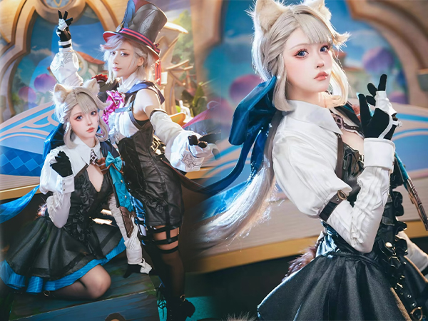 Amazon.co.jp: [NOKIJP] 原神 リネ コスプレ衣装 ウィッグ付き