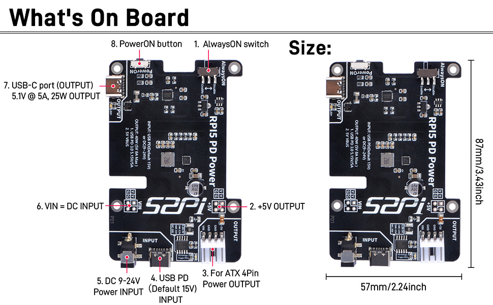Amazon.co.jp: GeeekPi PD電源拡張ボード Raspberry Pi 5（8GB/4GB