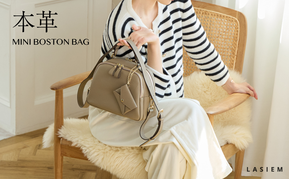 Amazon | LASIEM（ラシエム） ショルダーバッグ レディース 本革