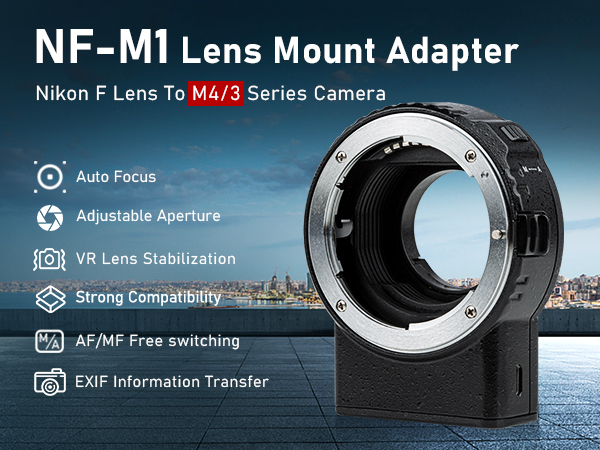 Amazon.com : VILTROX NF-M1 Lens Adapter, Auto Focus Lens Converter