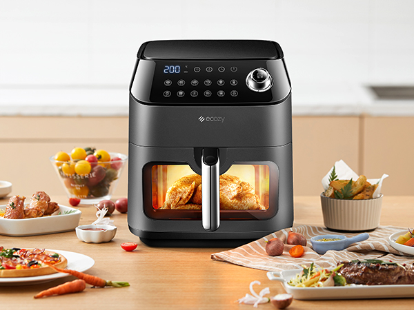 Amazon.co.jp: ノンフライヤー 【透明窓】 4.3L大容量 1-4人 エア