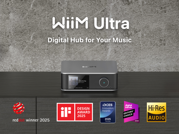 Amazon.com: WiiM Ultra Music Streamer & Digital Preamp | 3.5