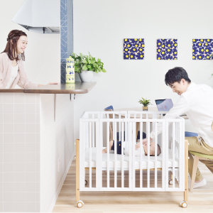 Amazon.co.jp: yamatoya パタンII折りたたみミニベビーベッドWH