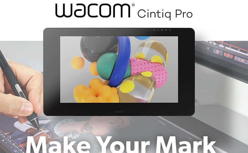 Wacom Cintiq Pro 24 Creative Pen and Touch Display – 4K Graphic