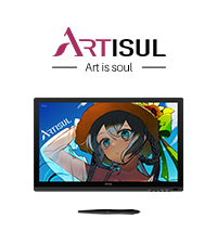 Amazon.co.jp: Artisul 液タブ 大画面 傾き検出機能 IPS液晶タブ 充電