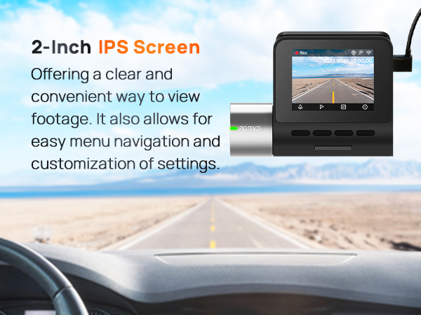 Amazon.com: 70mai 2.7K Dash Cam Front A500S, 1944P Dash Camera for