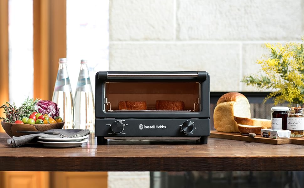 Amazon | Russell Hobbs ラッセルホブス オーブントースター 7740JP-BK