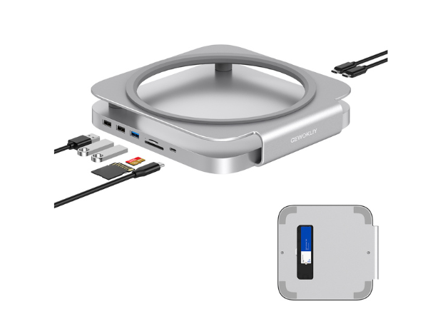 Amazon.com: GEWOKLIY Mac mini Dock and Stand with NVMe/SATA M.2