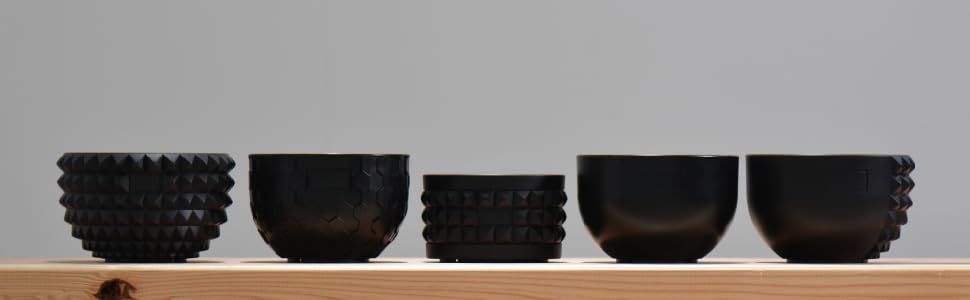 Amazon.co.jp: BOTANIZE PLA POT BOWL ALL STUDS Black φ12cm 黒 プラ