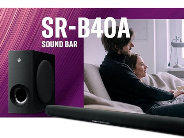 Amazon.com: YAMAHA SR-B40A Dolby Atmos Sound Bar with Wireless