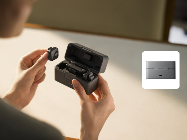 Amazon | DJI Mic Mini（2 TX + 1 RX + 充電ケース） ピンマイク