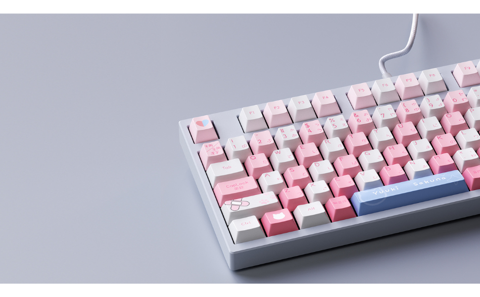 Amazon | 【公式】【結城さくな×AMICIS】ゲーミングキーボード 80HE