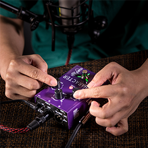 Amazon | FLAMMA FV03 ボーカル エフェクト ペダル ディレイ リバーブ