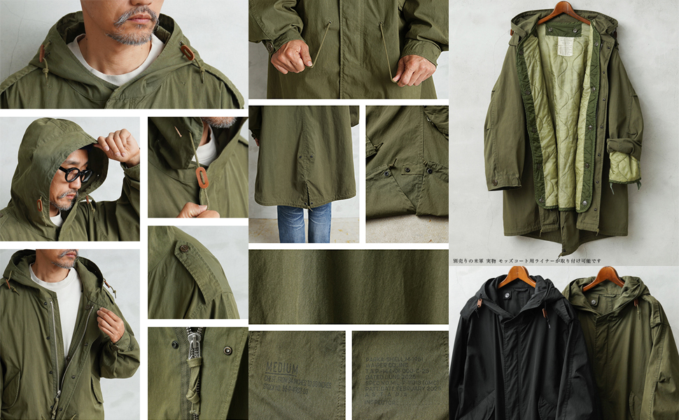 Amazon | [WAIPER] 米軍 M-51 フィッシュテールパーカー モッズコート