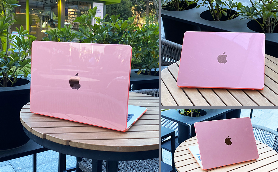 Amazon.co.jp: CISSOOK for MacBook Air 13 ケース ピンク 透明 2020