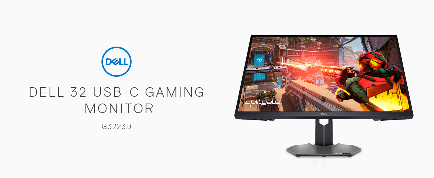 Dell G3223D Gaming Monitor 32 Inch, 165Hz, Quad-HD Widescreen LED