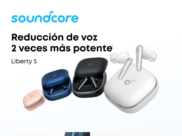 Liberty 5 | Auriculares con cancelación de ruido y Dolby Audio