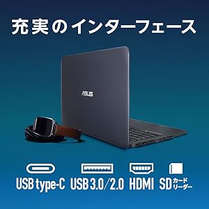 Amazon | ASUS（エイスース） 14型ノートパソコン ASUS R417YA ブルー