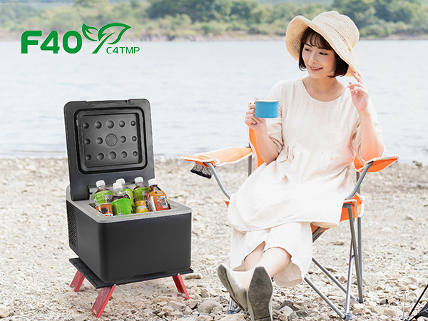 Amazon.co.jp: F40C4TMP 車載冷蔵庫 9L -20℃～20℃ 急速冷凍 ポータブル