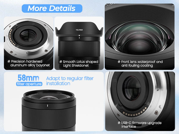 Amazon.co.jp: VILTROX AF 9mm F2.8 Air APS-Cカメラレンズ オート