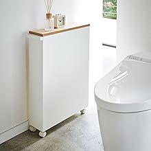 Amazon｜山崎実業(Yamazaki) ハンドル付き スリム トイレラック