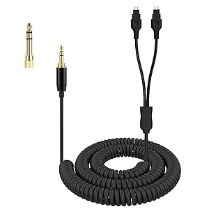 Amazon.com: Saipomor HD600 Audio Cable Replacement Coiled Cable