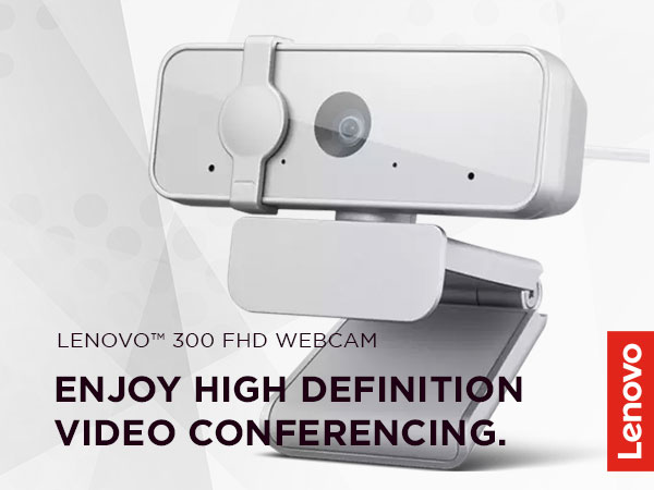 Amazon.com: Lenovo HD 1080p Webcam (300 FHD) - Monitor Camera with