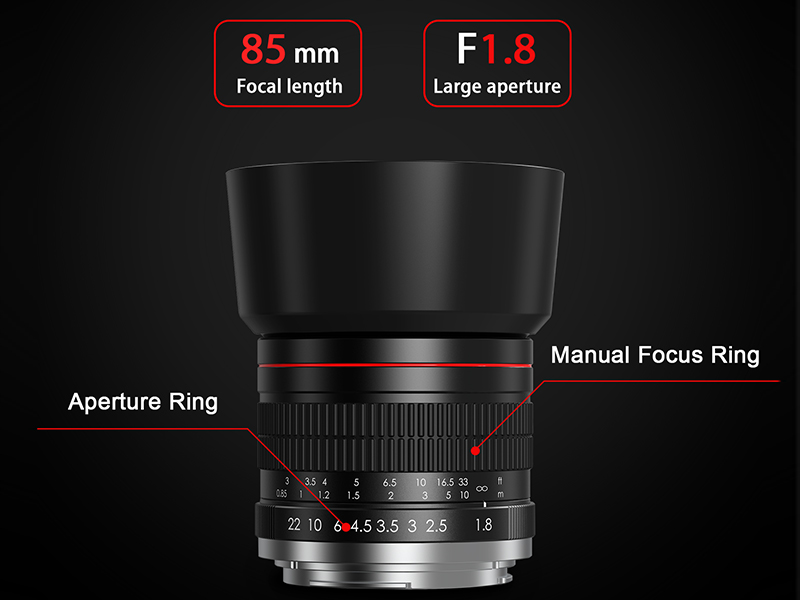 Amazon.com : 85mm f1.8 Portrait Lens - EF Lens for Canon, Manual
