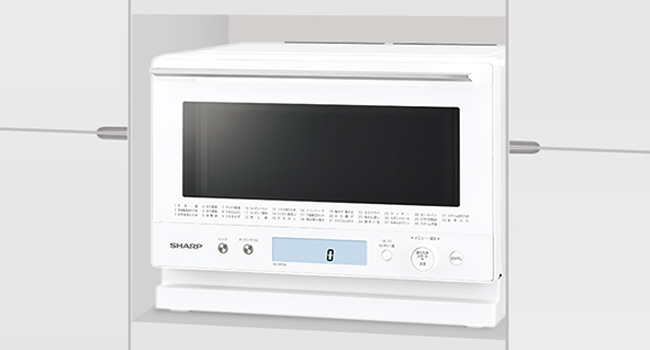 Amazon | シャープ 過熱水蒸気 オーブンレンジ 23L 1段調理 ホワイト