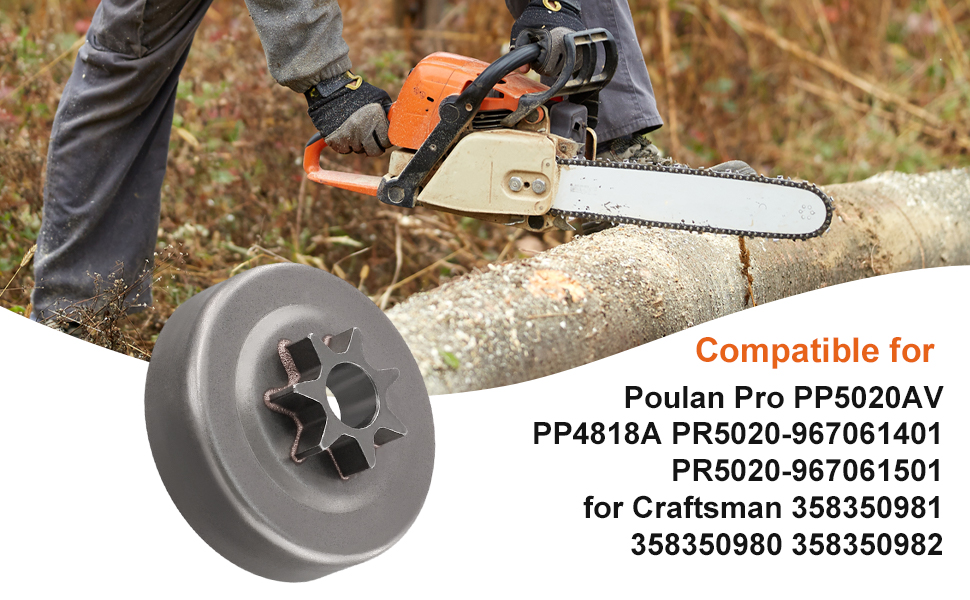 Amazon.com: Chainsaw Clutch Drum Kit,325-7T Sprocket Assembly For