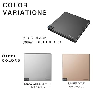 Amazon.co.jp: パイオニア BDR-XD08BK Pioneer ブルーレイドライブ 外