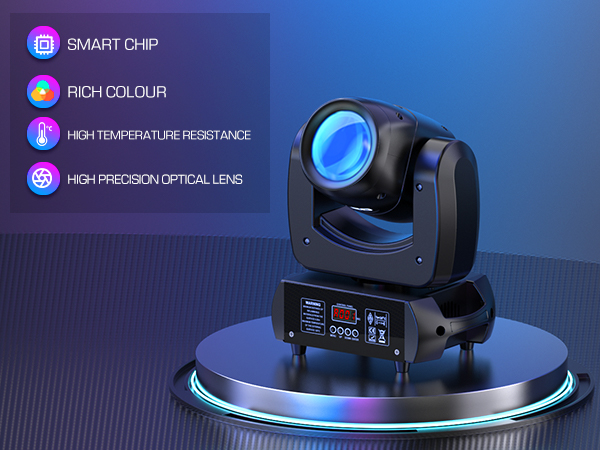 Amazon.co.jp: SEBRUANC 100W ムービングヘッドライト LED 回転DJ