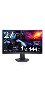 Amazon.co.jp: Dell S2721HGF 27インチ 曲面 ゲーミングモニター