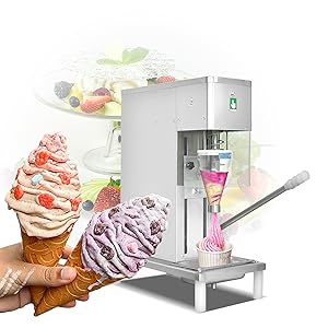 Amazon | Kolice 商業用ミルクシェイクマシン、フローズンジェラート